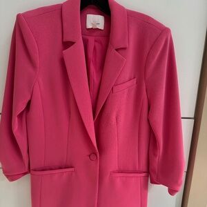 Cinq a sept jacket, peach color, size 2. Gorgeous piece to go with anything